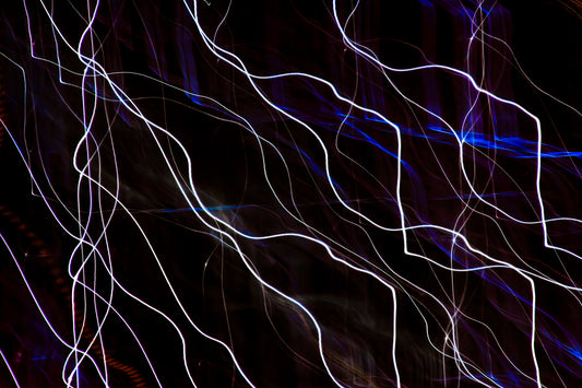 "Alternating Currents through Velvety Darkness" photo art print