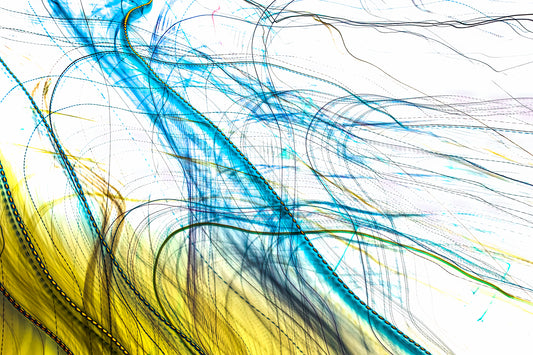 "Bending to Strong Currents of Wind" photo art print