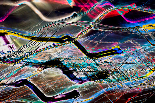 "Chasing the Waves - Dark Variation" photo art print