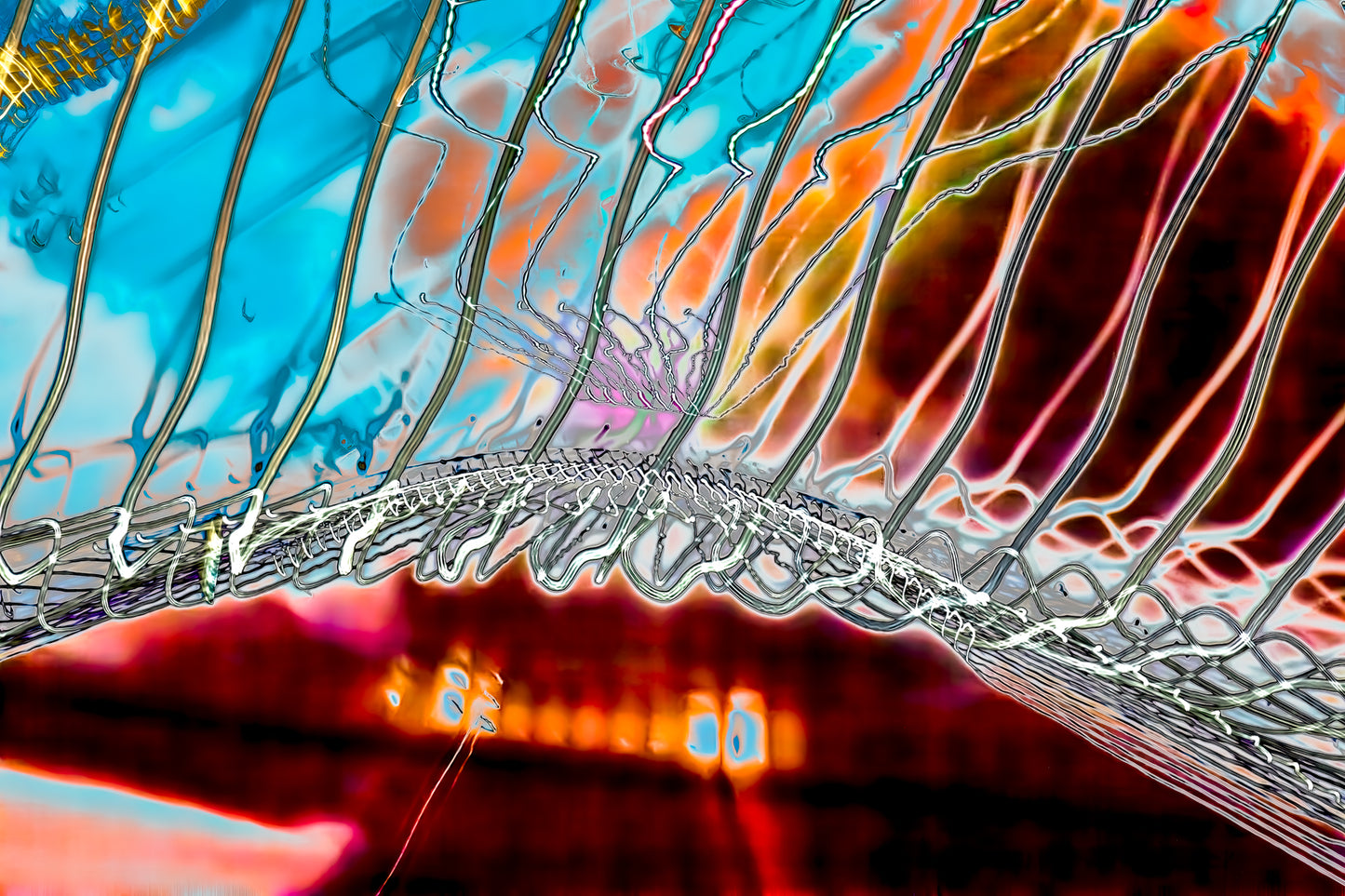 "Dividing Time and Space with my Undulating Spine" photo art print