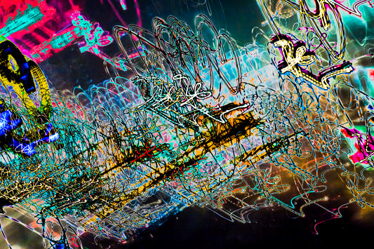 "Graffiti Thought-forms Inscribing the Ether" photo art print