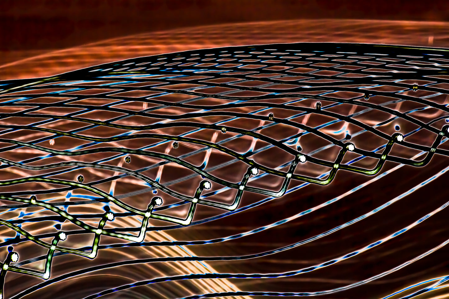 "Interconnecting Grids of Relationship" photo art print