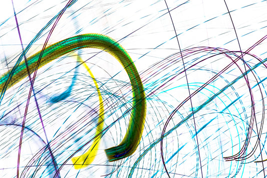 "Rolling Through Some Lively Loops" photo art print