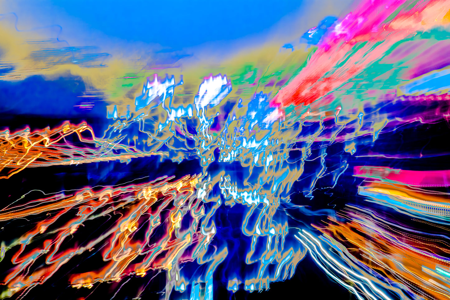 "Sky Liquifying Into Language" photo art print