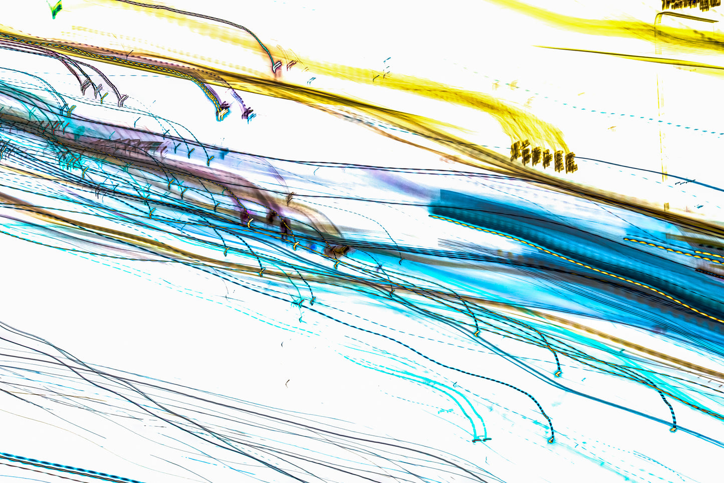 "Symbols Swimming Eagerly Downriver" photo art print