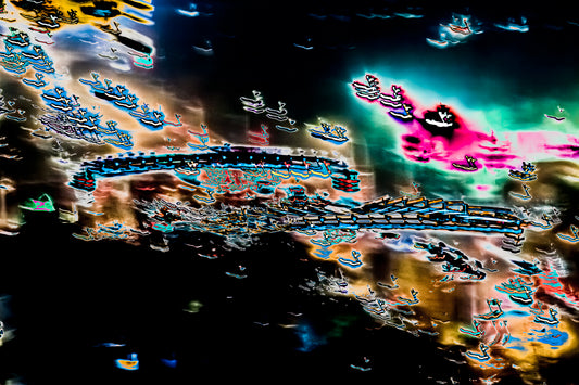"Floating in the Dream Parade - Dark Variation" photo art print